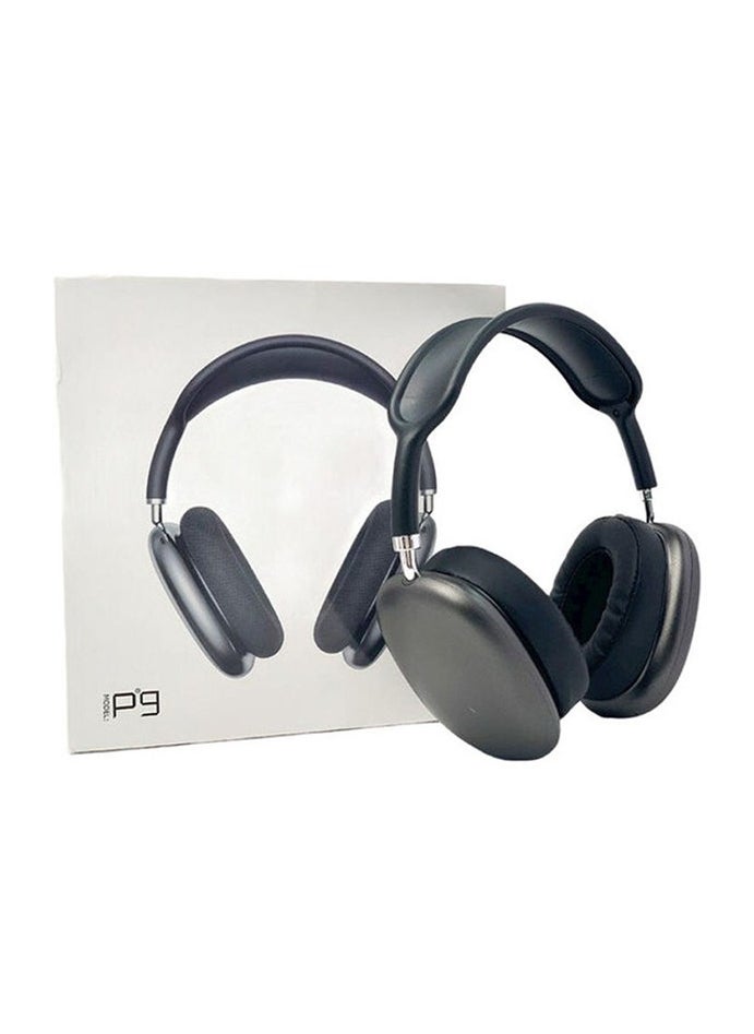 Generic - Air Max P9 Over-Ear Bluetooth Headphones Black - Image 1