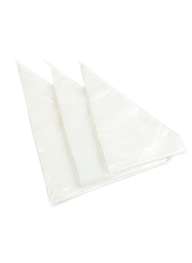 Generic - Baking Tools Disposable Right Angle Decorating Bag Non-slip Cake Decorating Bag Large, Medium And Small Triangle Bag-Color:100 Pieces-Specifications:Small 16*25 - Image 1