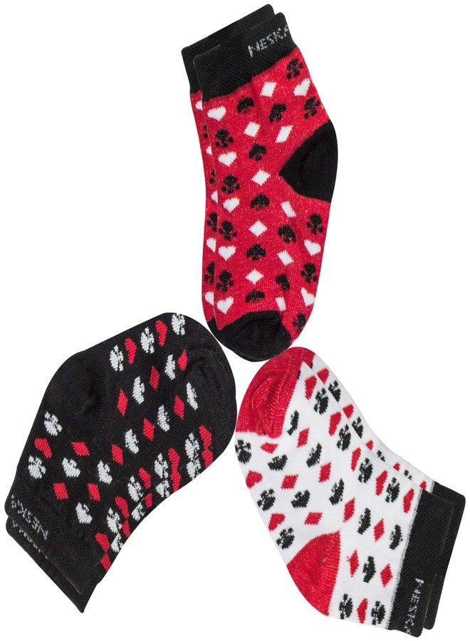 Neska Moda Baby Boys & Girls 3 Pair Cotton Ankle Socks For 6 To 7 Years (Red,Black,White) -SK813 - Image 4