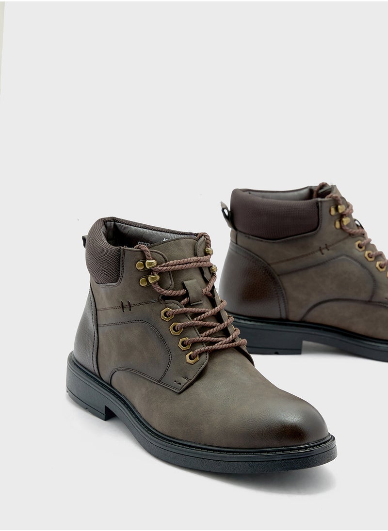 Robert Wood Casual Lace Up Boots  - Image 4