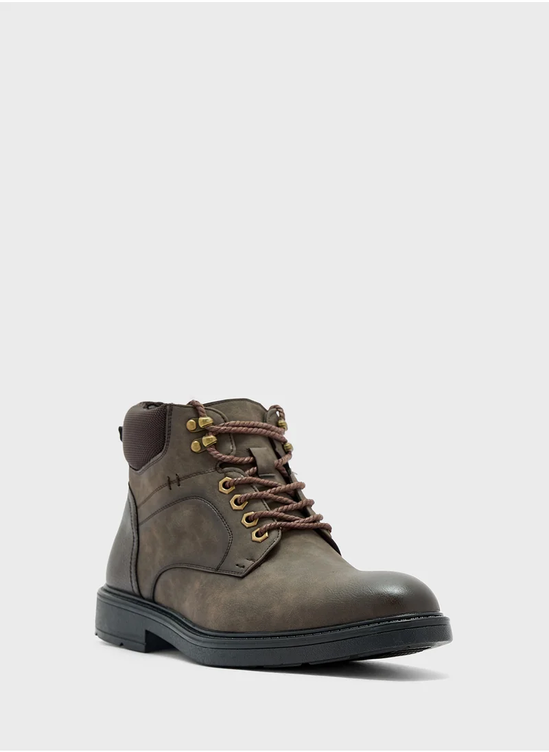 Robert Wood Casual Lace Up Boots