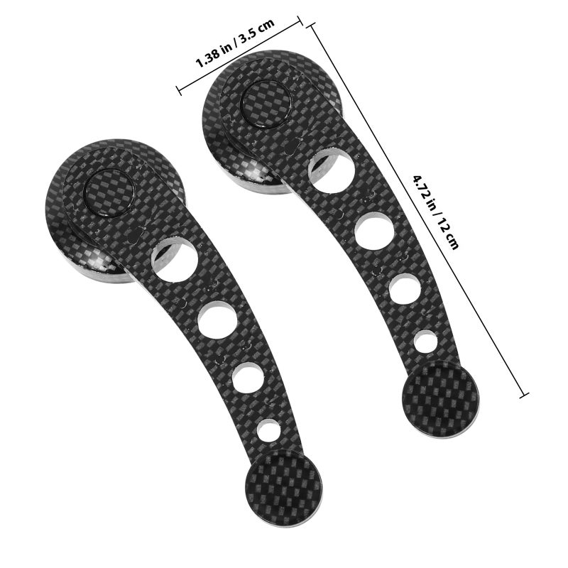 2pcs Car Window Crank Handle Truck Window Crank Handle Metal Manual Window Riser Auto Window Crank Handle Interior Accessories - Image 2