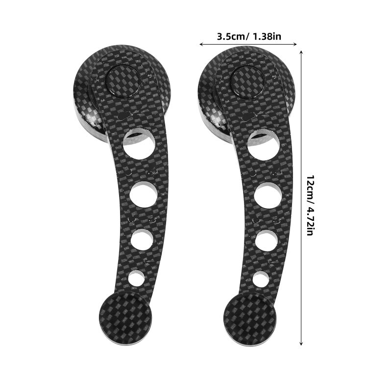 2pcs Car Window Crank Handle Truck Window Crank Handle Metal Manual Window Riser Auto Window Crank Handle Interior Accessories - Image 3