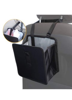 Car Bin, Foldable and Water Resistant Auto Trash Bag Camp for Garbage and Litter Storage and Collection, Car Rubbish Bin Hanging Auto Trash Bag Litter Container (Black) - pzsku/ZB8969BBEB2A17B304C12Z/45/_/1704453517/26c7cff5-fe8a-4317-b70c-5e5a98c1ace4