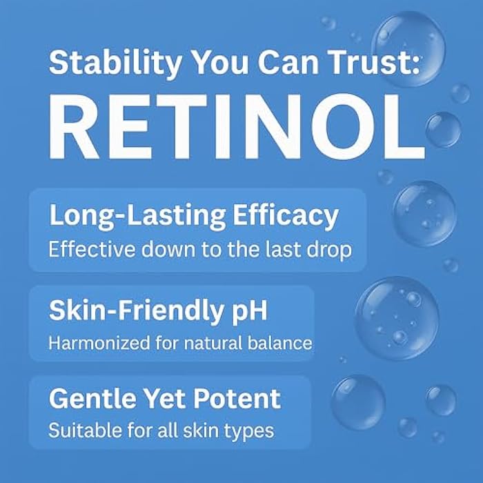 Bambalo Retinol Face Serum - With Witch Hazel, Jojoba Oil, Aloe Vera, Propolis, Vitamin E & Botanical Extracts - Smooth Texture & Hydrate Skin - 1 FL OZ / 30ML - Image 4