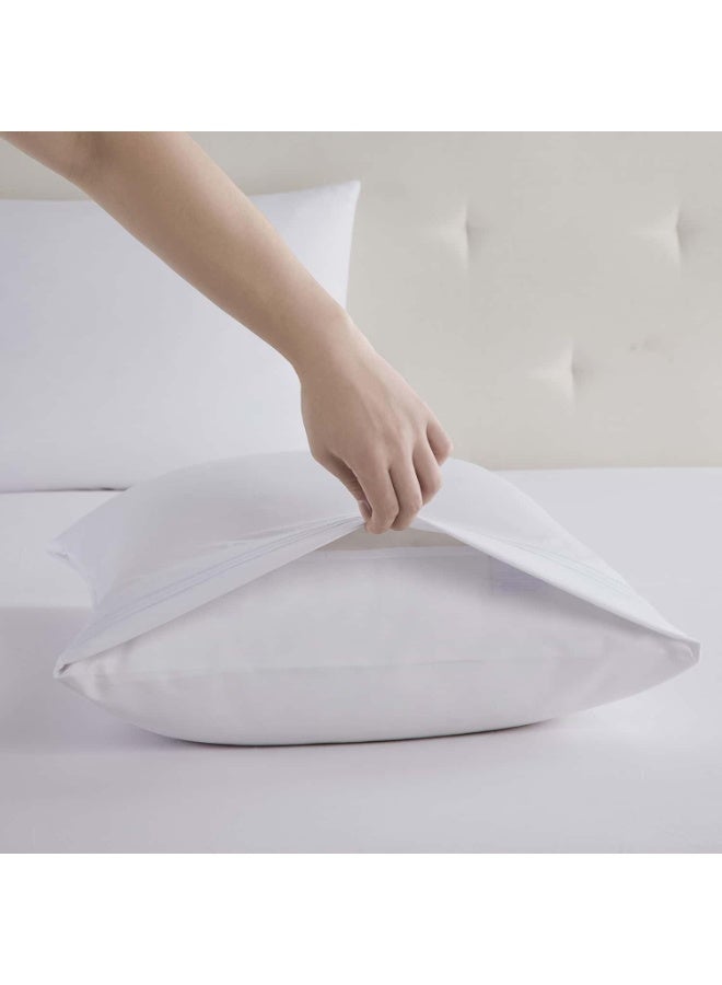 كلارا كلارك طقم شرشف بتصميم سادة ومقاس كينج مكون من 6 قطع - Image 2