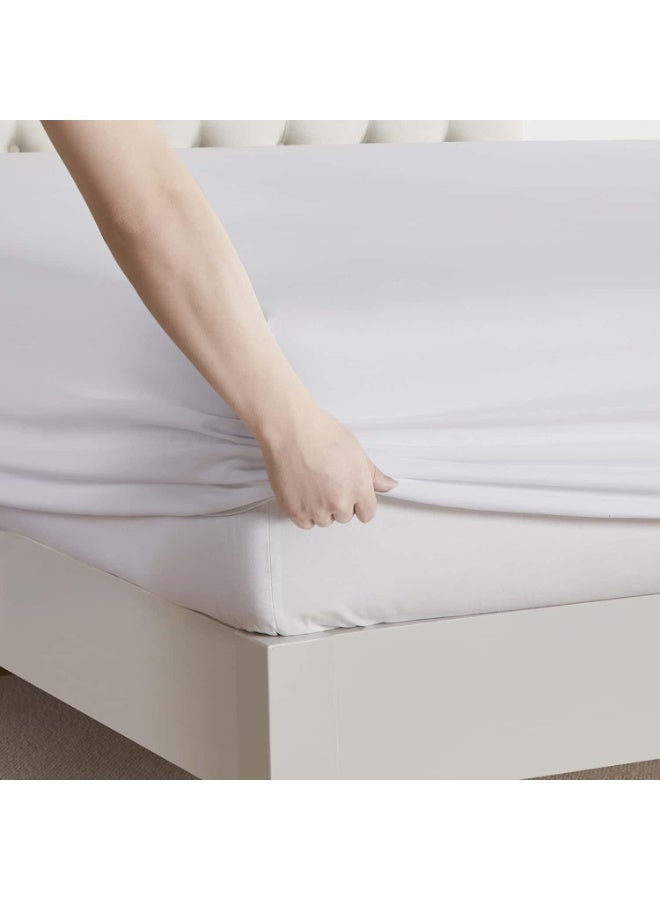 كلارا كلارك طقم شرشف بتصميم سادة ومقاس كينج مكون من 6 قطع - Image 3