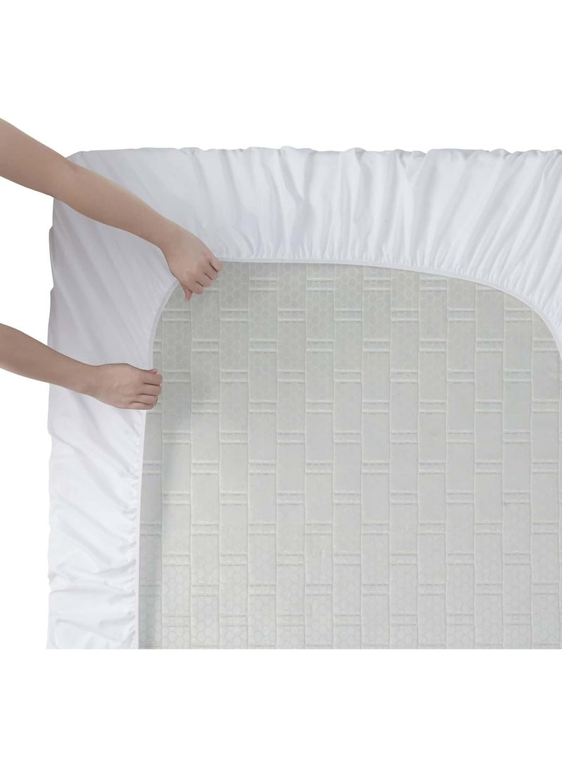 كلارا كلارك طقم شرشف بتصميم سادة ومقاس كينج مكون من 6 قطع - Image 4