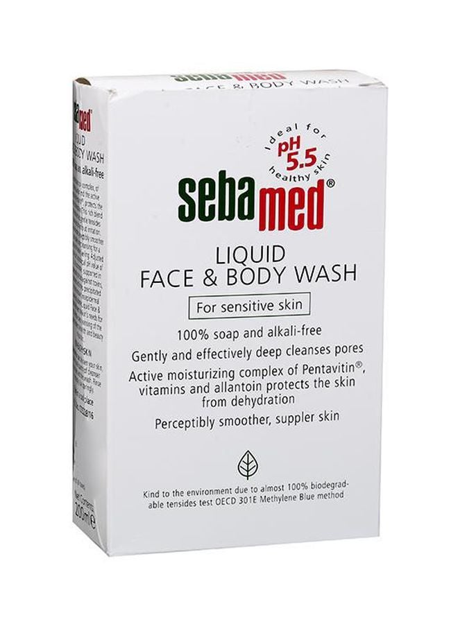 Sebamed Liquid Face And Body Shower Gel 200ml - Image 4