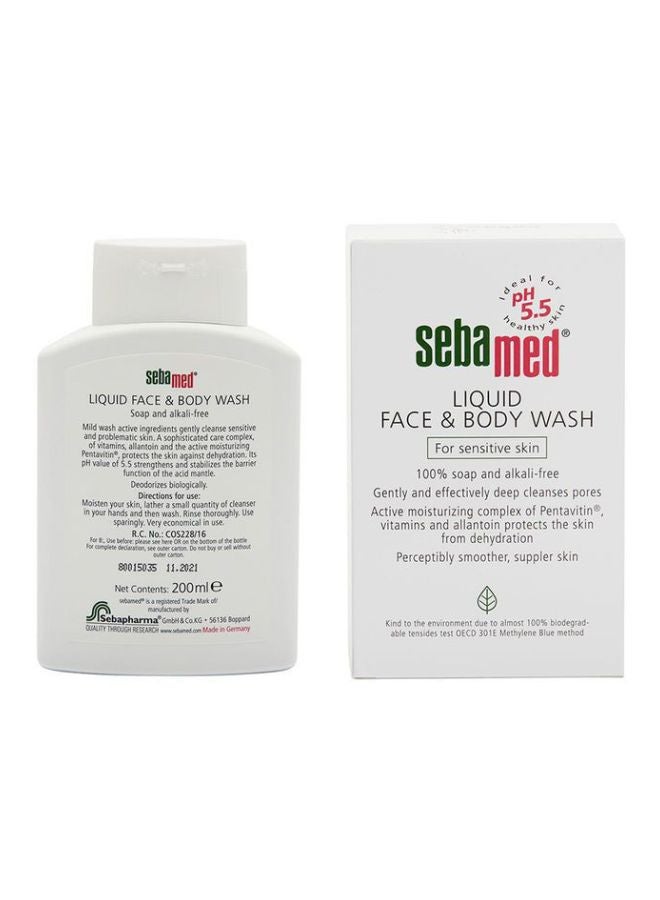 Sebamed Liquid Face And Body Shower Gel 200ml - Image 2