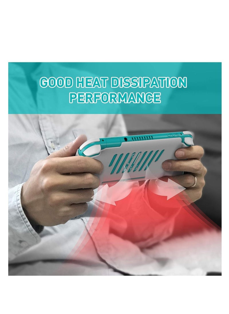 Generic - Grip Case for Nintendo Switch Lite, Ergonomic Protective Case with Switch Lite Hand Grips Handles, Accessories Compatible with Nintendo Switch Lite in Green Color - Image 1