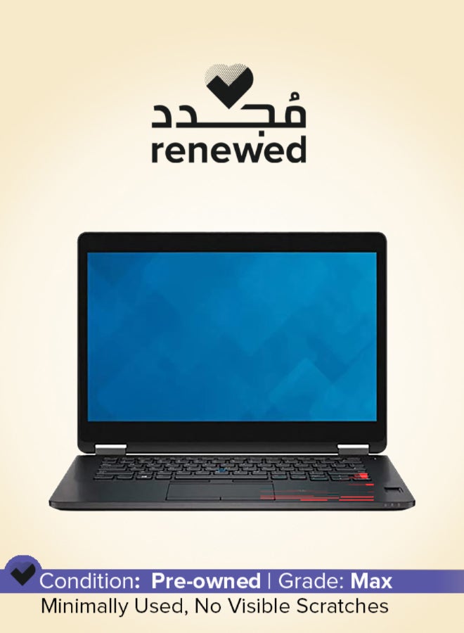 DELL Renewed - Latitude E7470 Laptop With 14.1-Inch Display,Intel Core i5/6th Gen/8GB RAM/256GB SSD/520MB Intel UHD Graphics/Windows 10 Pro Black - Image 1