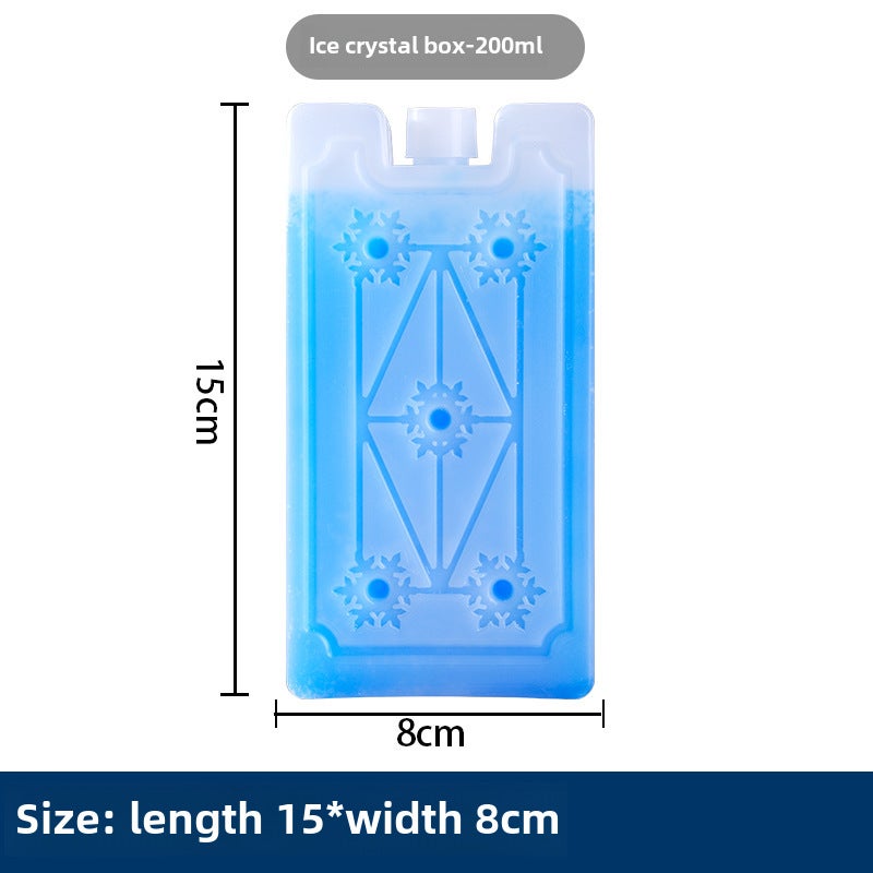 Reusable Blue Ice Brick Box for Cooling 200ml ice board without water injection