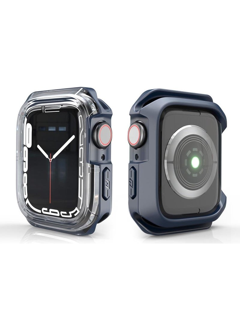 Techmaster Apple Watch 7 8 45MM Compatible Rugged Case Protector 360 Full Protection  - Image 2