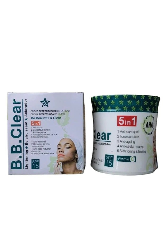 B.B.clear Whitening Skin Beautifying Jar Cream 320 ML - Image 1