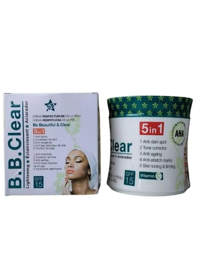 B.B.clear Whitening Skin Beautifying Jar Cream 320 ML - Image 4