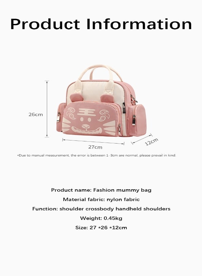 بيلانينا حقيبة حفاضات للأطفال بسعة كبيرة مع حافظة قنينة الحليب معزولة وتصميم للكتف الواحد - Image 3