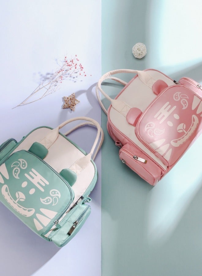 بيلانينا حقيبة حفاضات للأطفال بسعة كبيرة مع حافظة قنينة الحليب معزولة وتصميم للكتف الواحد - Image 2