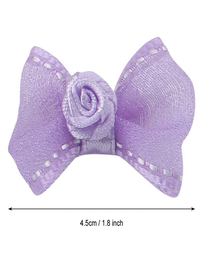 Ymiko Dog Bow Barrette Bows Clips for Hair with Dog Clothing Clip Small Dogs That Stay in Hamster Mini Puppy 2cm Tiny - Image 2