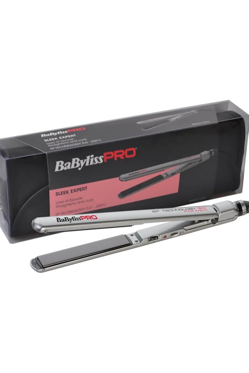 بيبي ليس برو مكواة فرد الشعر BaByliss PRO Ceramic Sleek Expert Nano | صفائح بتقنية EP مقاس 24 مم لتصفيف ناعم | تسخين سريع حتى 230 درجة مئوية | مكواة شعر مسطحة احترافية - BAB2072EPSDE - Image 3