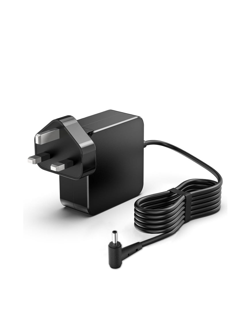 Terabyte 65W 45W Charger for Lenovo Ideapad Slim 3 3i 1 1i, Ideapad 330 330S 320 310 510 S340 S145 710S 100 110 120S, IdeaPad Flex 6 5 4 3, V14 V15 Round Tip Laptop Power Adapter Cable 4.0x1.7mm - Image 1