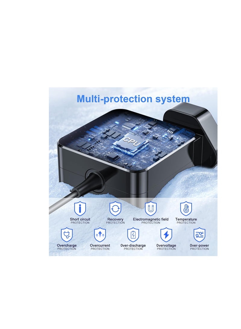 Terabyte 65W 45W Charger for Lenovo Ideapad Slim 3 3i 1 1i, Ideapad 330 330S 320 310 510 S340 S145 710S 100 110 120S, IdeaPad Flex 6 5 4 3, V14 V15 Round Tip Laptop Power Adapter Cable 4.0x1.7mm - Image 5