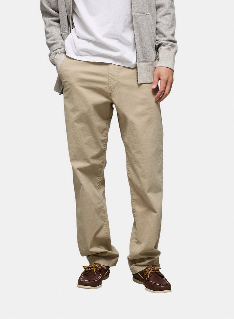 American Eagle بنطال كاكي فضفاض من AE Flex لأسلوب الحياة المريح - Image 1
