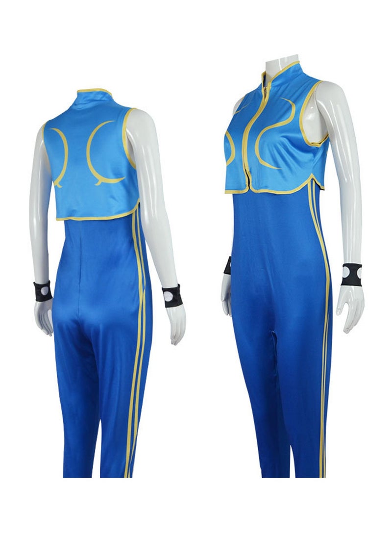 مقاتل الشارع Chunli cos يَتناسبُ Chunli أداء بدلة لعبة - Image 2