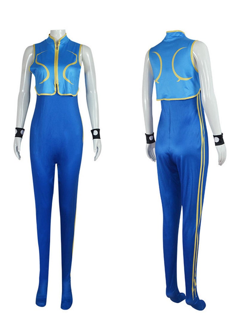 مقاتل الشارع Chunli cos يَتناسبُ Chunli أداء بدلة لعبة - Image 3