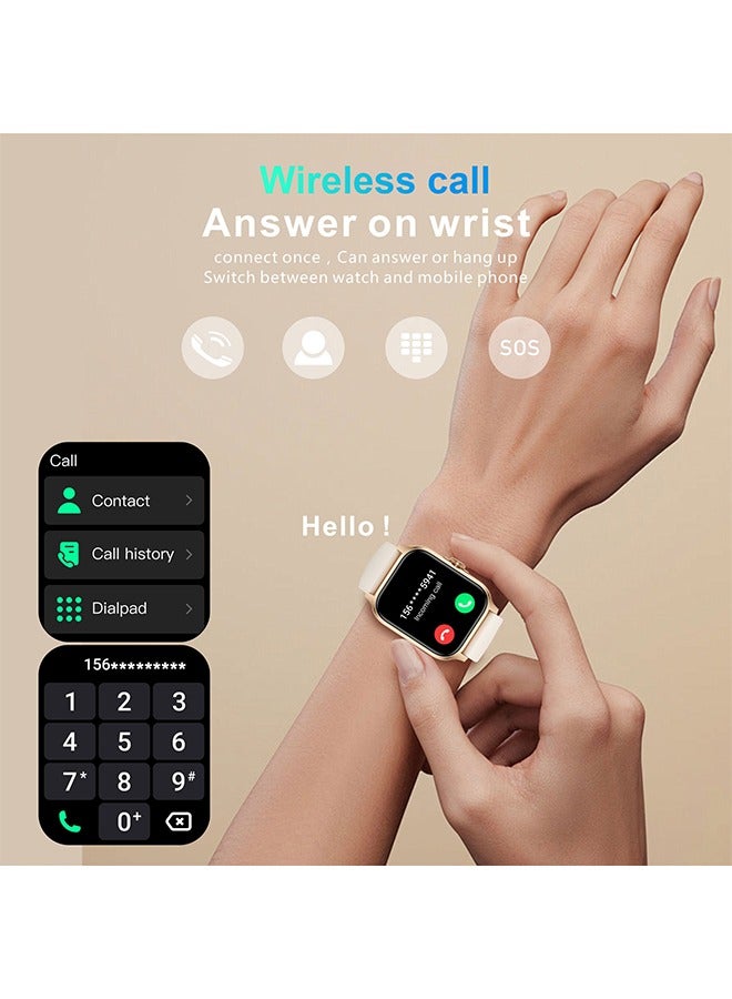 LIGE Korean Brand P5S Smart Watch,Business Smartwatch,Waterproof Fitness Watch, Bluetooth Calling,Smart watch for Men, Zinc Alloy Vacuum Plating, Heart Rate Monitoring,Smart watch for women Black - Image 4