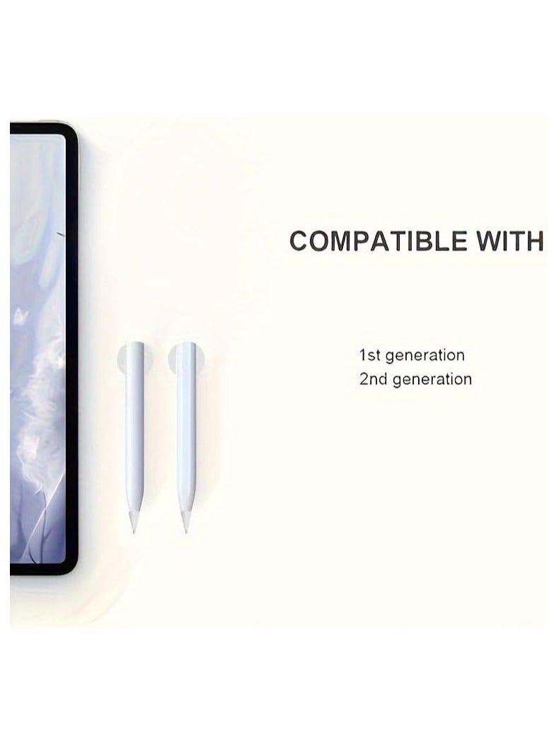 Pencil Tips for Apple Pencil Pro,Upgraded Pencil Tips fit for Apple 2nd 1st Gen USB-C,and Logitech Crayon Digital Pencil,Pencil Tips Pad Pro Pencil,No Wear Out Fine Point Resistance