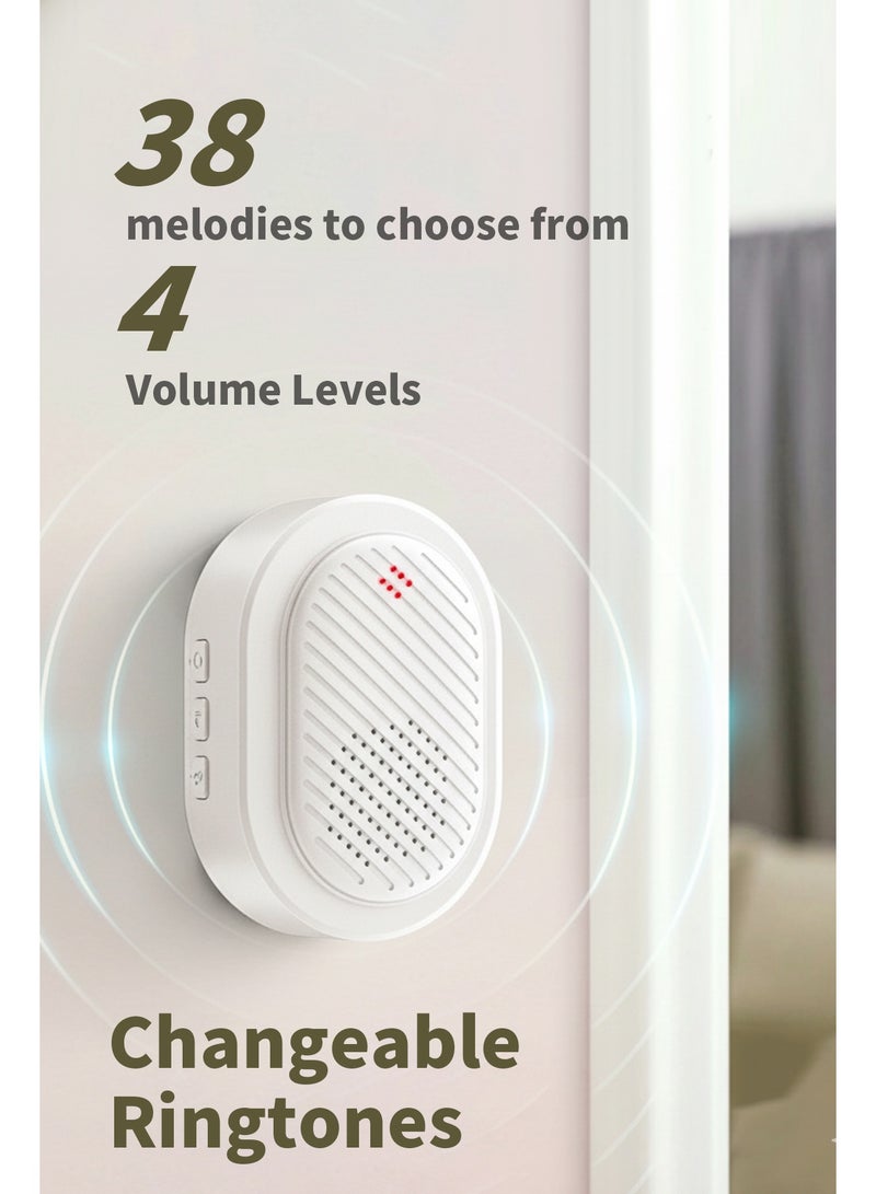 Bcarenest Smart wireless doorbell, APP control, IP65 waterproof, built-in lithium battery. Features include night mode, real-time voice changer, free cloud storage, and ultra-long standby time. - Image 4