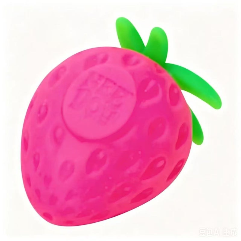 Needoh Fruit Party Squishy Slow Rebound Sensory Fidget Toy - Image 3