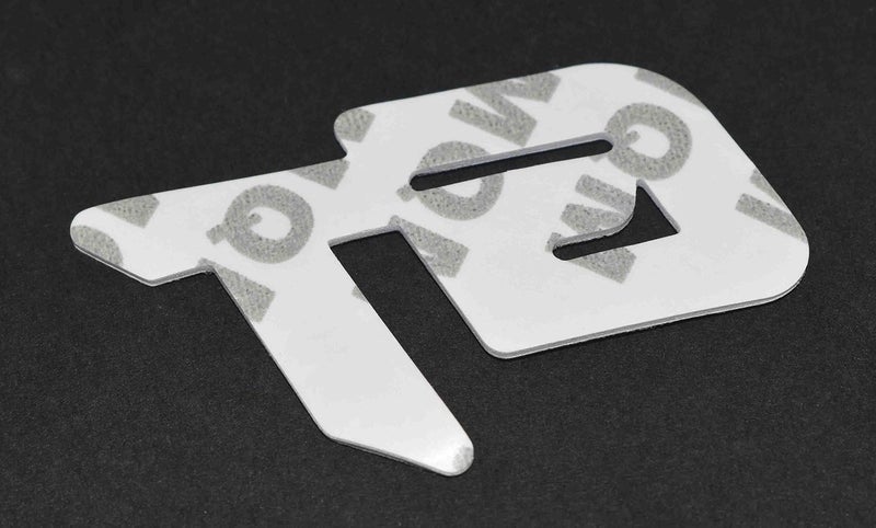 Incognito GT Logo Sticker for All Cars, Metal (Red with Black) - Image 3