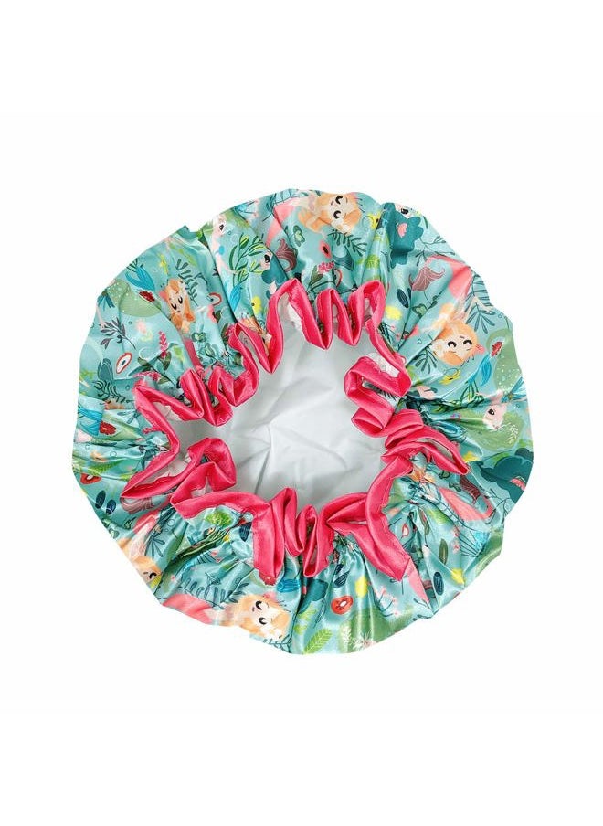 allydrew - Reusable Women's Waterproof Shower Caps for Long Hair, Mermaids - Image 1