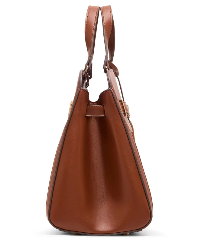 آن كلاين MEDIUM SATCHEL W/STRAP Brown Women's Satchel Bags