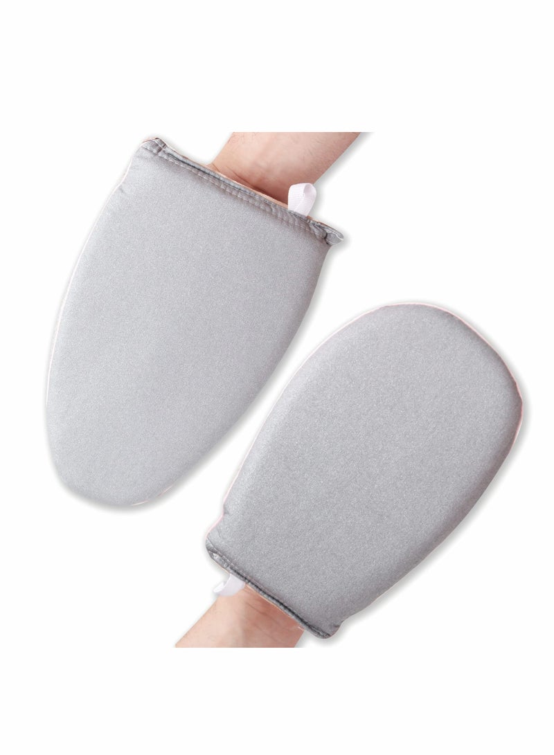 Excefore Steamer Glove, 2 Pcs Heat Resistant Protective Ironing Glove with Finger Loop for Clothes, for Ironing Board, Steam Iron Board, Hand-Held Ironing Board, Ironing Ironing Table Ironing Rack - Image 5