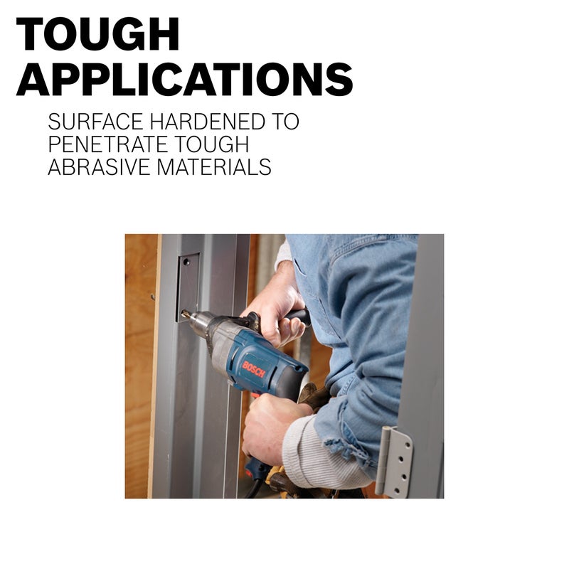 BOSCH CO2134 1-Piece 7/64 In. x 2-5/8 In. Cobalt Metal Drill Bit for Drilling Applications in Light-Gauge Metal, High-Carbon Steel, Aluminum and Ally Steel, Cast Iron, Stainless Steel, Titanium - Image 4