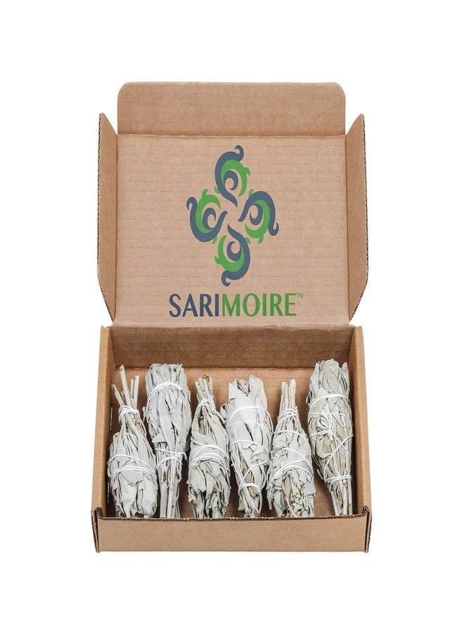 Sarimoire Sage Smudge Stick - 6 California White Sage Bundles Smudging Wands (Salvia Apiana) Perfect for Smudge Kit Replenishment - Image 1