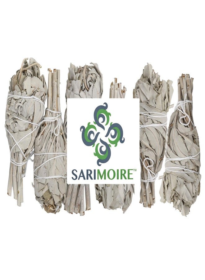 Sarimoire Sage Smudge Stick - 6 California White Sage Bundles Smudging Wands (Salvia Apiana) Perfect for Smudge Kit Replenishment - Image 4