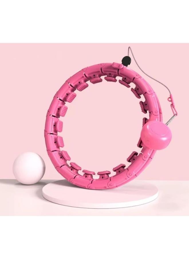 Eoptify Hula Hoops 24 Knots Hula Hoop Fitness Adult Exercise Ring for Man and Women Smart Waist Noiseless Hula Hoop weighted Ball infinity Hula Hoop for Exercise and fitness at home - Image 2