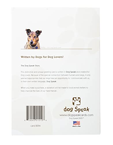 Dog Speak Pet Sympathy Card – “If There Ever Comes a Day...” – Memorial Card with Purple Floral Pawprint Design and Envelope – 4.75" x 6.75" - Image 4