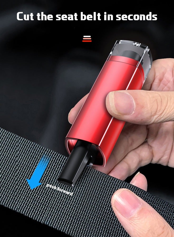 2 IN 1 Safety Hammer, Emergency Car Escape Tool, Seat Belt Cutter， Car Glass Window Breaker, Portable Life-Saving Emergency Artifact, Hardened Carbon Steel Vehicle Safety Hammer, Auto Supplies - Image 3