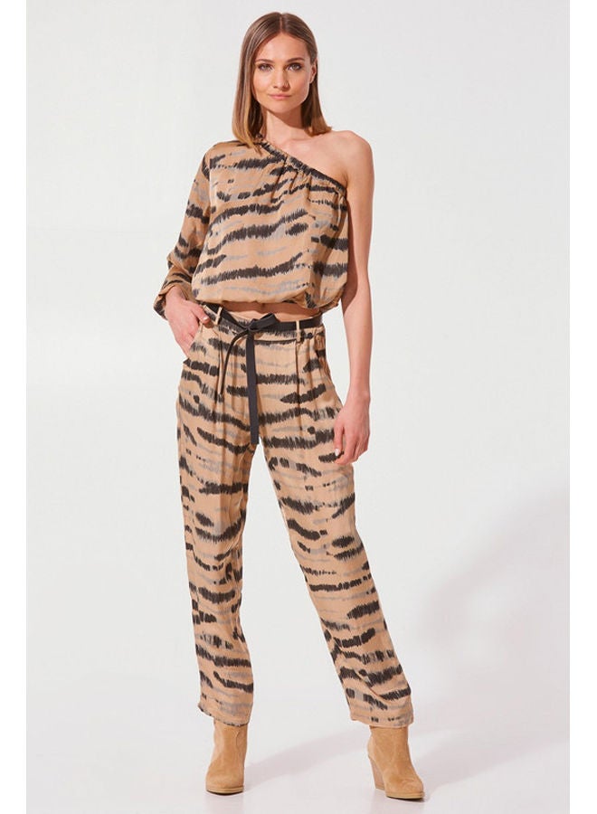 BSB Printed trousers in satin touch - Image 1