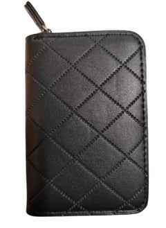Generic Leather Zipper Wallet for Men Small 11 Card Holder  - Image 1