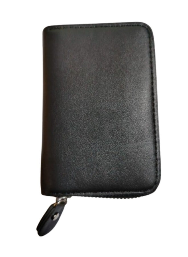 Generic Leather Zipper Wallet for Men Small 11 Card Holder  - Image 2