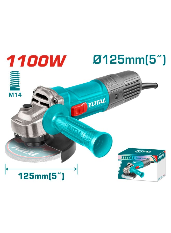 TOTAL Angle grinder 1100W 125mm TG11012536