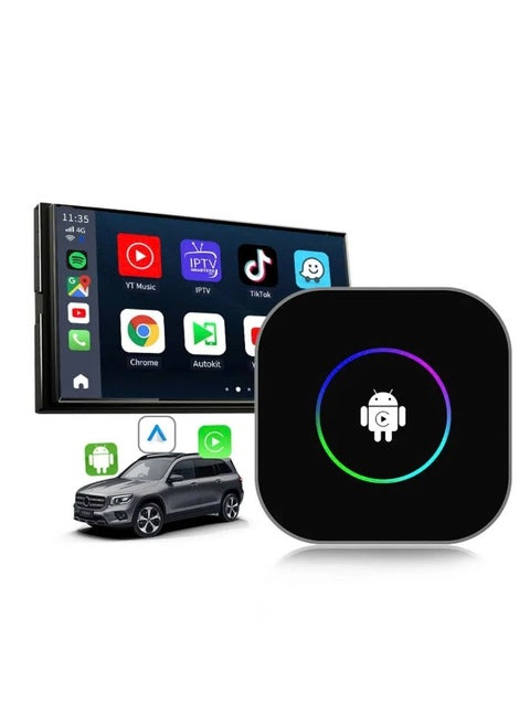 Android 13 Tbox S2, 4+64GB with Qualcomm 8-core SM6115 processor, 4G SIM Connection, WiFi & Bluetooth, Integrated GPS, Supports Wireless CarPlay & Wireless Android Auto