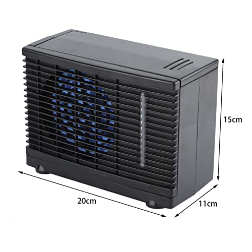 VINGVO Car Air Conditioner Fan, DC 12V Water Cooling Air Conditioning Fan Cooler Portable Mini Air Cooler Evaporative Water Cooler Cooling Fan for Car Truck Home - Image 4
