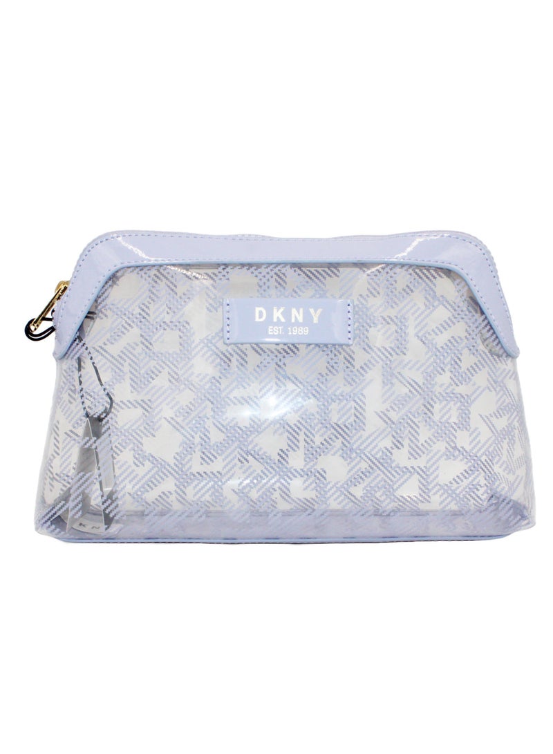 DKNY Lucid Dream Beauty Pouch Cosmetic Bag, Travel Make up Bag Small, Small Lightweight Cosmetic Bag Storage Bag, Small Makeup Bag, Travel Toiletry Bag - Image 1